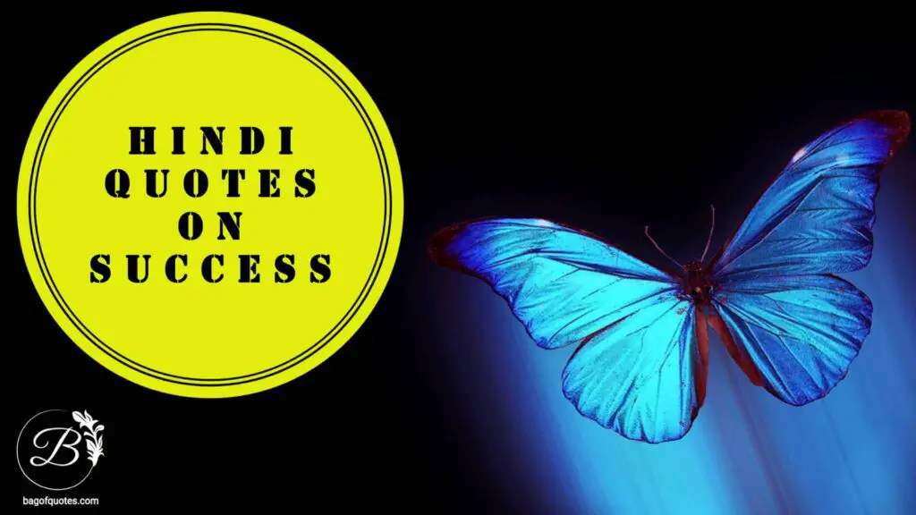 Hindi quotes on success